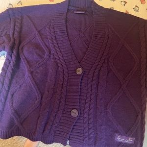 Taylor Swift speak now XL/XXL purple cardigan